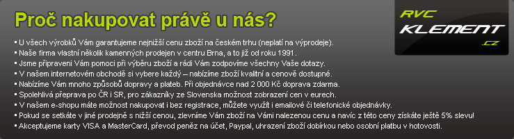 RVC Klement.cz - Proč u nás