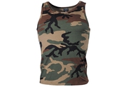 US tílko Tank-Top, vzor woodland, bavlna XXL