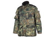 BW Kampfjacke, Einsatz/bung, lang, flecktarn XL