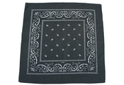 Bandana šátek olivovo- černý