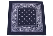 Bavlněný šátek modrobílý, vel. 55 x 55 cm