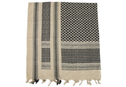 Pískovočerný šátek s třásněmi, 115x110cm