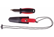 Outdoor Messer, ”Mini”, Feuerstarter,Kunststoffscheide