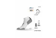 Lasting funkční běžecké ponožky RUN bílé (46-49) XL