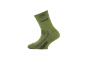 Lasting dětské merino ponožky TJS zelené (34-37) S