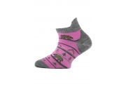 Lasting dětské merino ponožky TJM růžové (29-33) XS