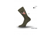 Lasting bavlněné ponožky LFSJ zelené (38-41) M