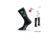 Lasting merino lyžařské ponožky SCK černé (42-45) L