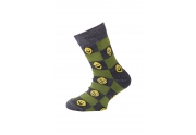 Lasting dětské merino ponožky TJE zelené (34-37) S