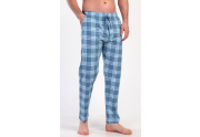 Pánské pyžamové kalhoty Hugo modrošedá M