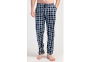 Pánské pyžamové kalhoty Simon tyrkysová L